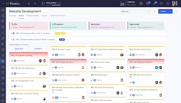 Software de gestión de proyectos Agile en línea