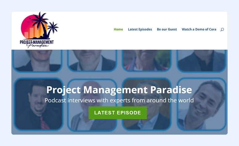 Project Management Paradise podcast's home page