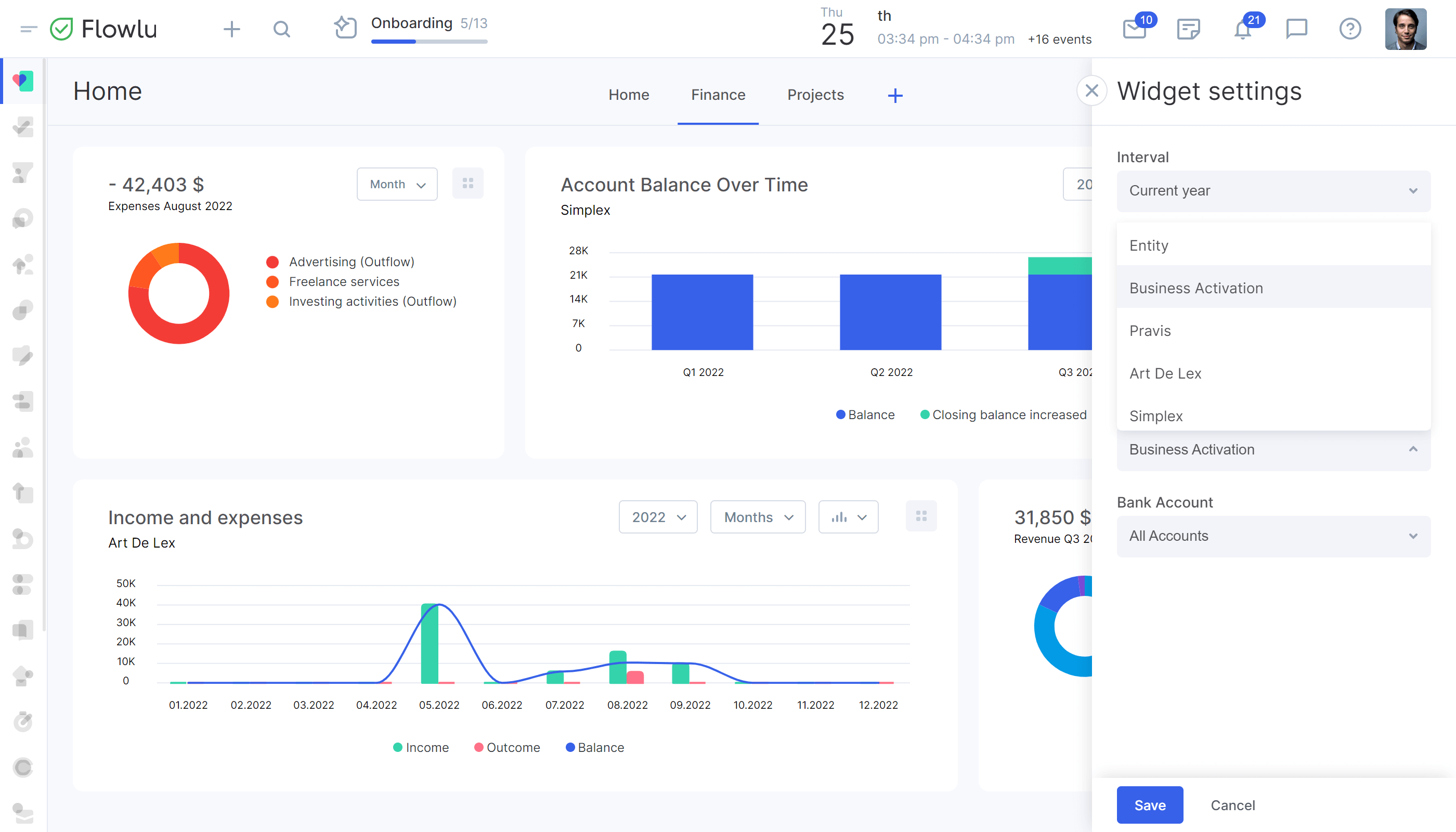 Flowlu - Manage Multiple Businesses