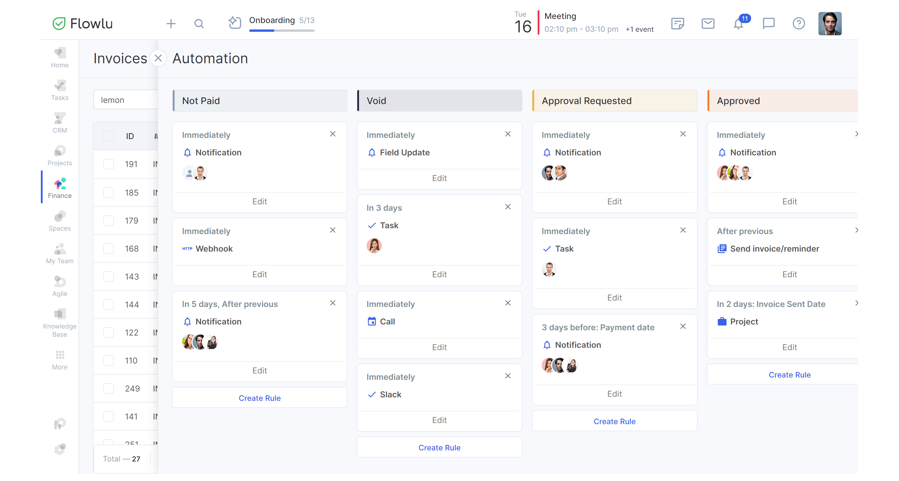 Flowlu - Invoice Processing With Flowlu Automation: Reduce Errors and Save Time