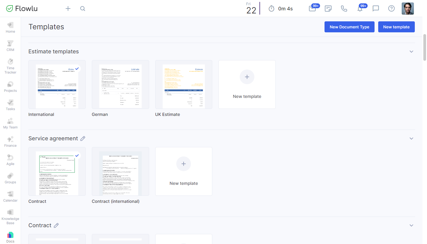 Flowlu - Software de Creación de Documentos Fácil de Usar