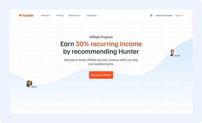 Hunter affiliate program