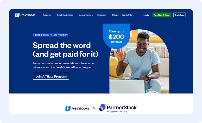 FreshBooks affiliate program