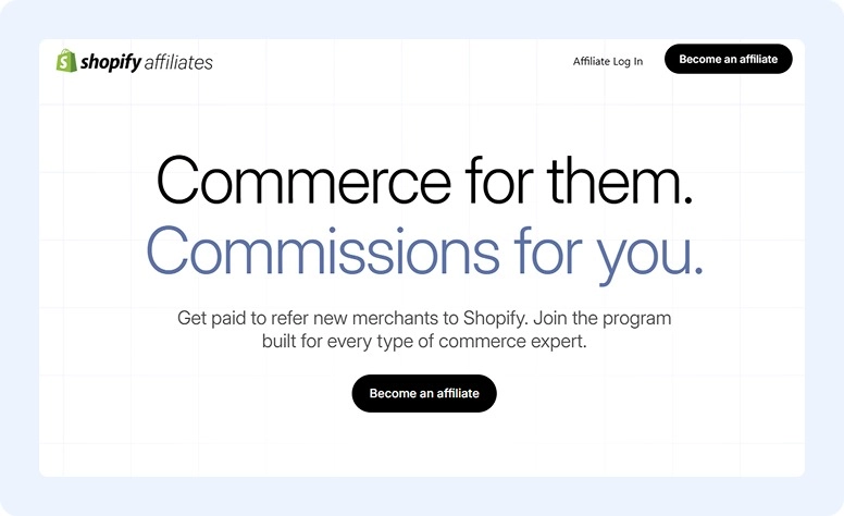 Shopify affiliates