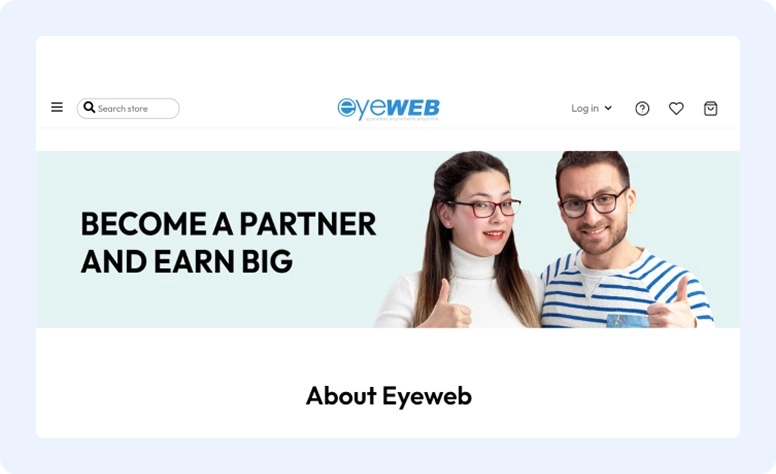 EyeWeb affiliate program