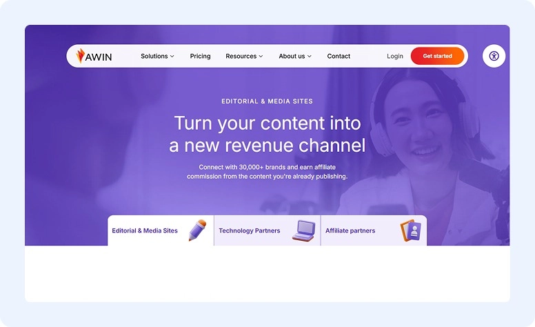 Awin affiliate platform