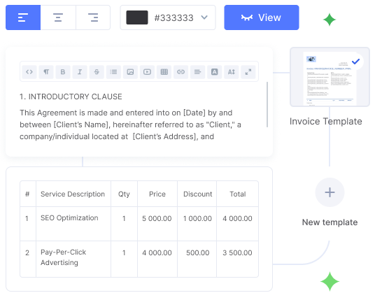 Flowlu - Document Builder for Marketers