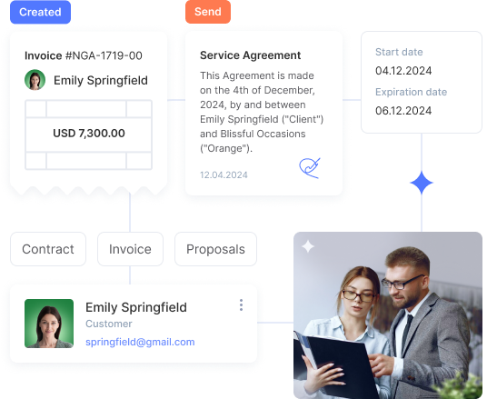 Flowlu - Facturas, Propuestas y Contratos