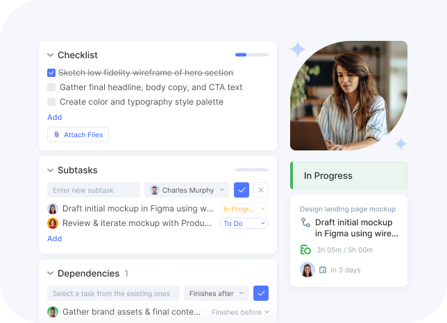 Flowlu - Break Down Complex Tasks