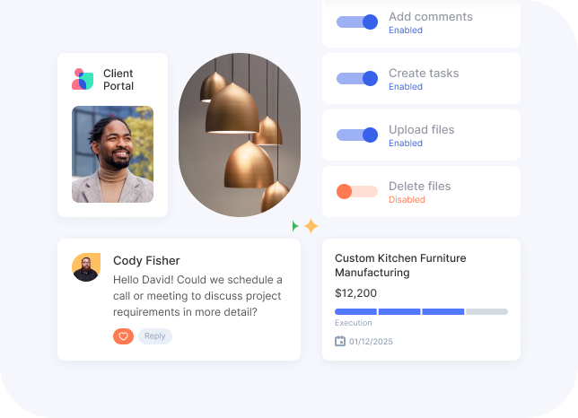 Flowlu - Share Tasks with Clients