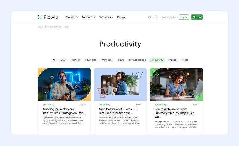 Flowlu's Blog Page