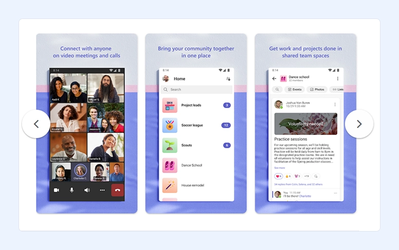 Microsoft Teams app