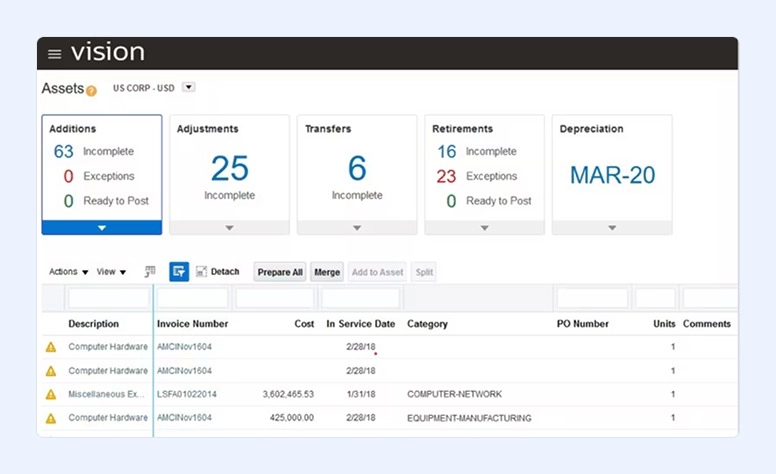 Oracle ERP Cloud interface