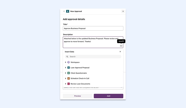 Moxo Approval Interface
