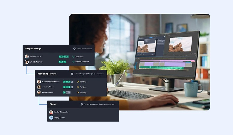 Ziflow Approval interface