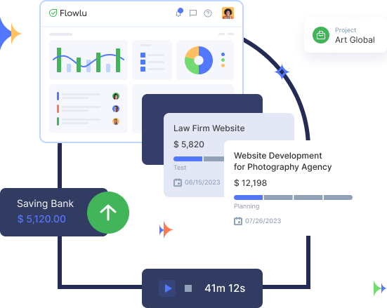 Flowlu - Software gratuito de gerenciamento de negócios