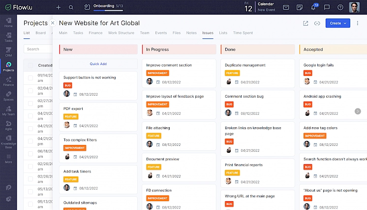 Project cost tracking