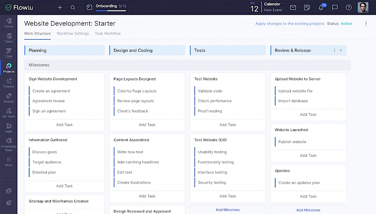 Project cost tracking