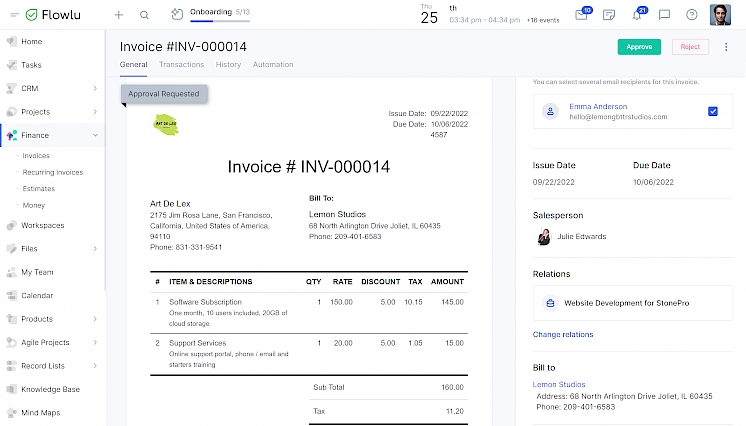Invoice software for small business