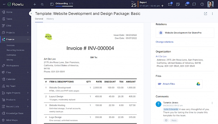 Software de faturação para pequenas empresas